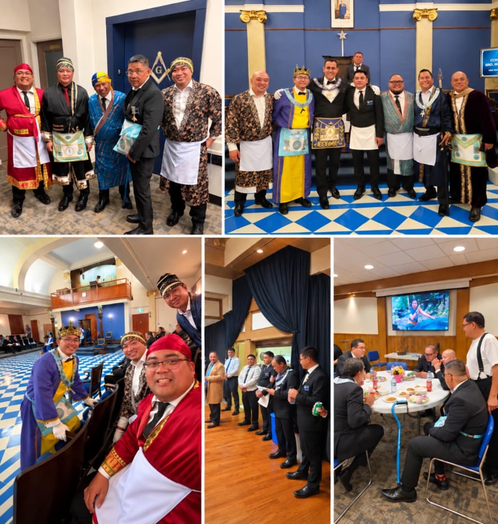 Photographs from Pearl of the Orient Lodge No. 206 on September 12, 2026, when Bro. Michael Parungao was raised to the Sublime Degree of a Master Mason.