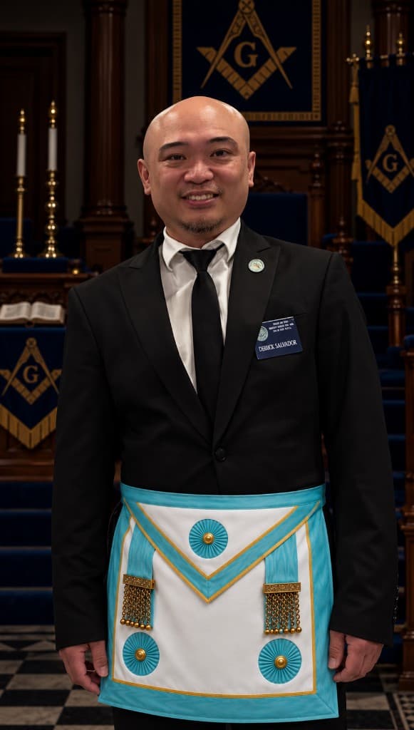 Bro. Edrick Salvador, Master Mason